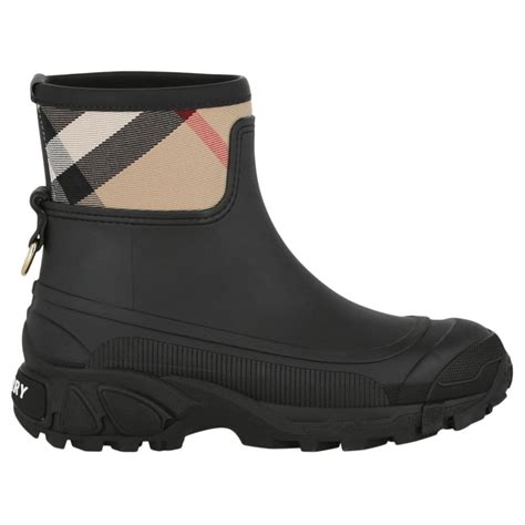 burberry kinder regenlaarzen|Regenstiefel „Marsh“ aus Gummi in Check (Straw) .